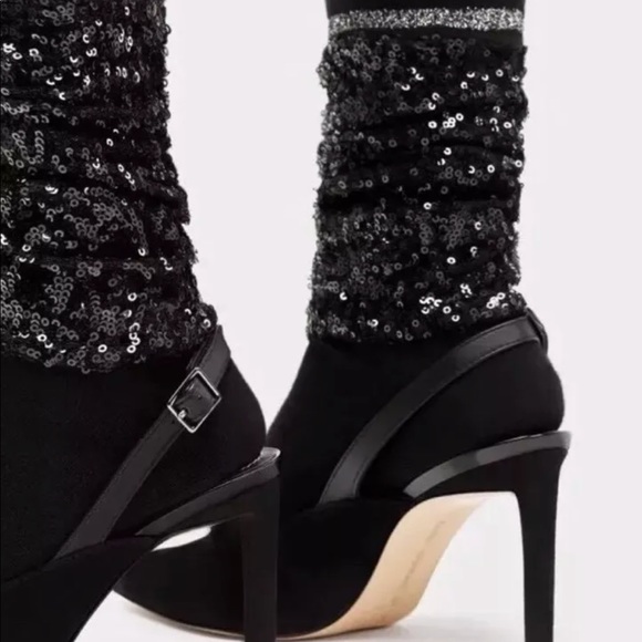 Zara Shoes - Zara Women Sequin sock heel ref 5221/201